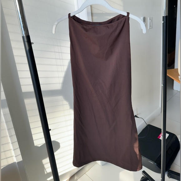 Whitefox She's A Go Getter Mini Dress Chocolate Medium - Picture 3 of 8